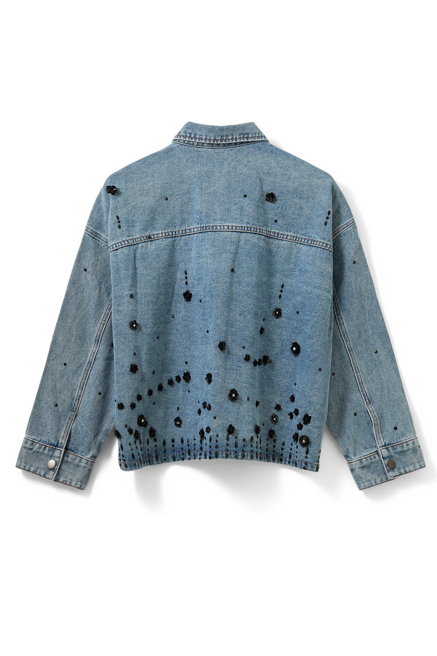 AMAYASW BOXY DENIM JACKET 5002 Denim blue - S261320