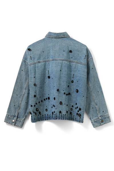 AMAYASW BOXY DENIM JACKET 5002 Denim blue - S261320 Thumbnail