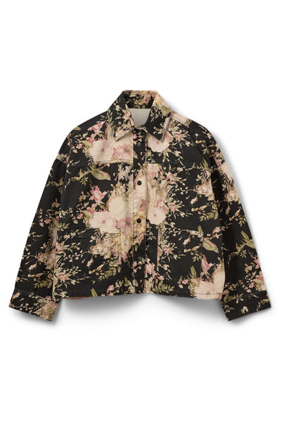 AMAYASW BOXY DENIM JACKET 9069 Flower mix - S261125 Thumbnail