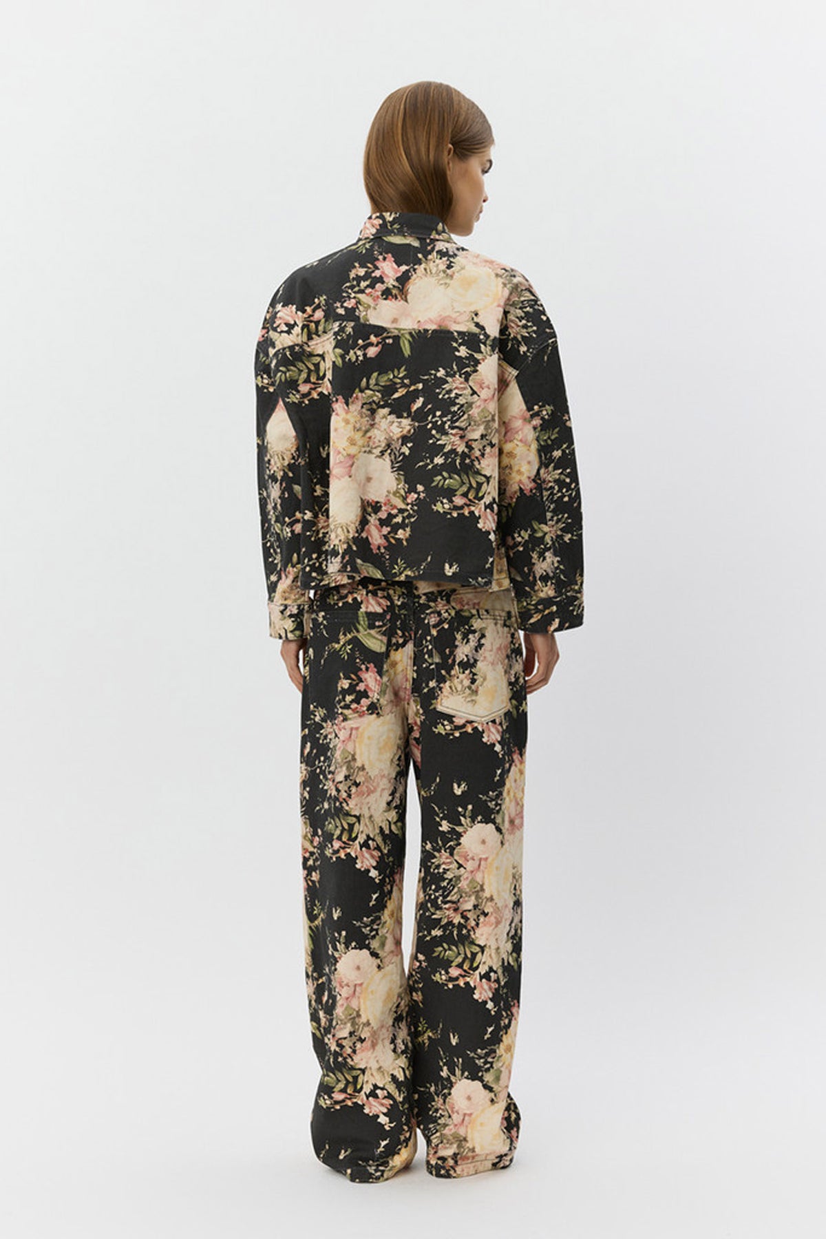 AMAYASW BOXY DENIM JACKET 9069 Flower mix - S261125