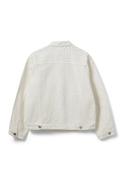 AUDREYSW OVERSIZE DENIM JACKET 0101 Off white - S262185 Thumbnail