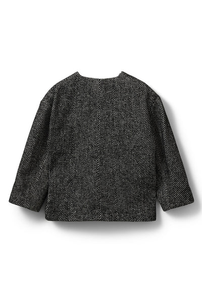 AURELIESW JACKET 0142 Off White - Black - S254175 Thumbnail