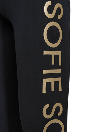 AVELINASW LEGGINGS 1005 Black Gold - SNOS525