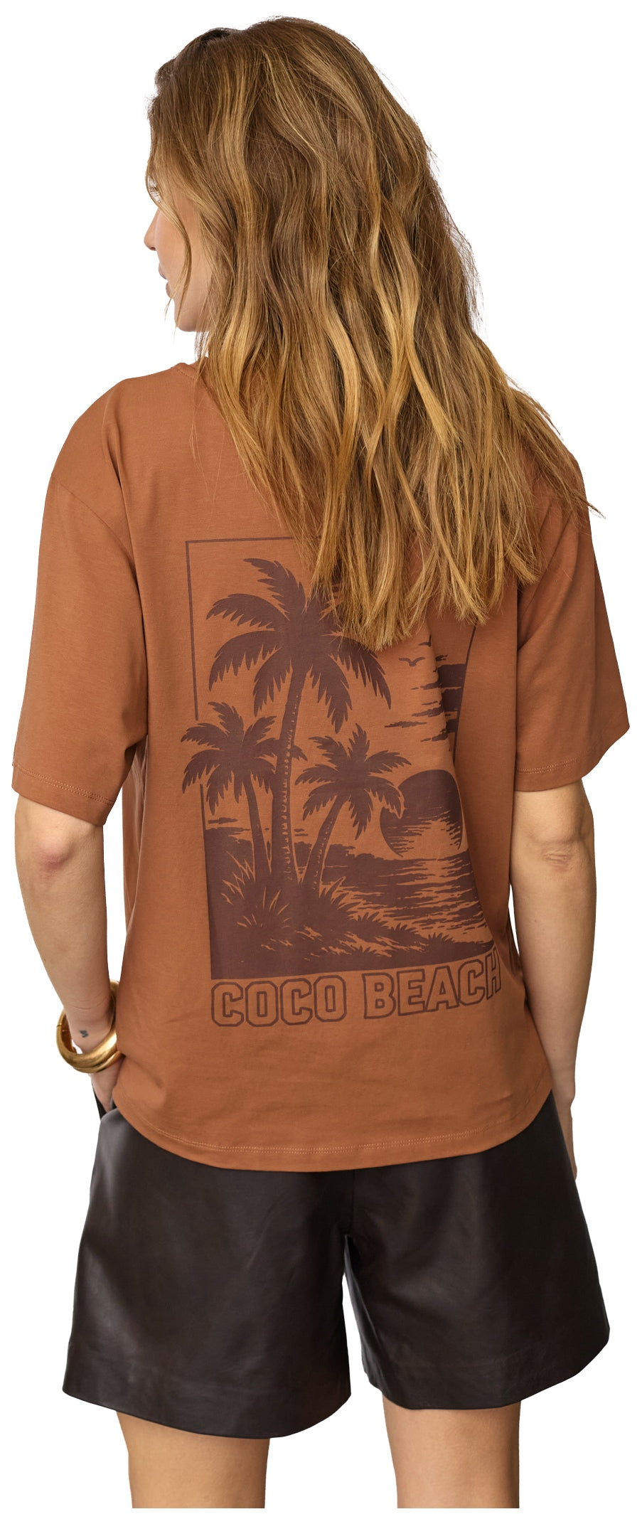 Coco BeachCC Box Tee 80-Chocolate - 43022