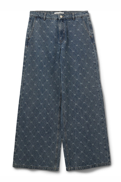 AZZISW LOW WIDE LEG JEANS 5036 Blue - S261202 Thumbnail