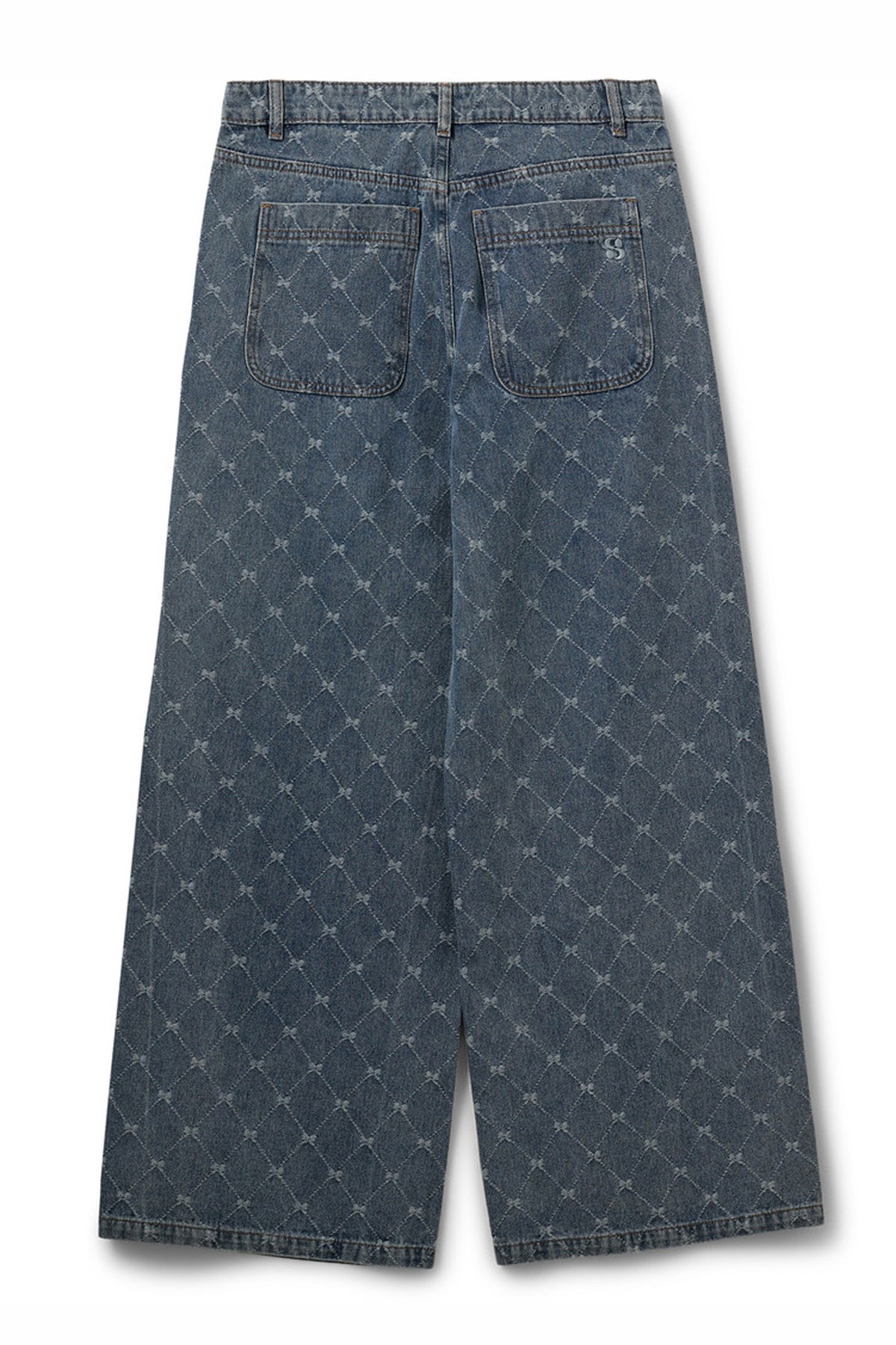 AZZISW LOW WIDE LEG JEANS 5036 Blue - S261202