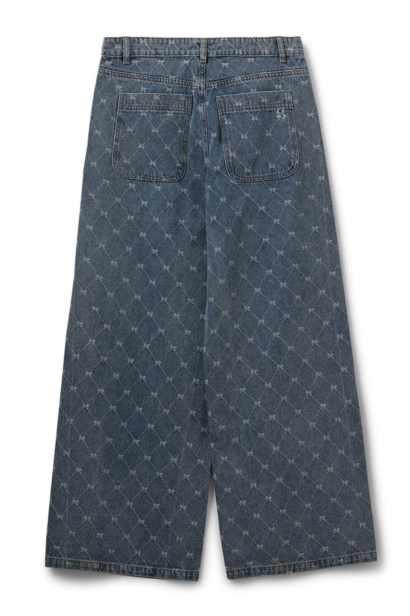 AZZISW LOW WIDE LEG JEANS 5036 Blue - S261202