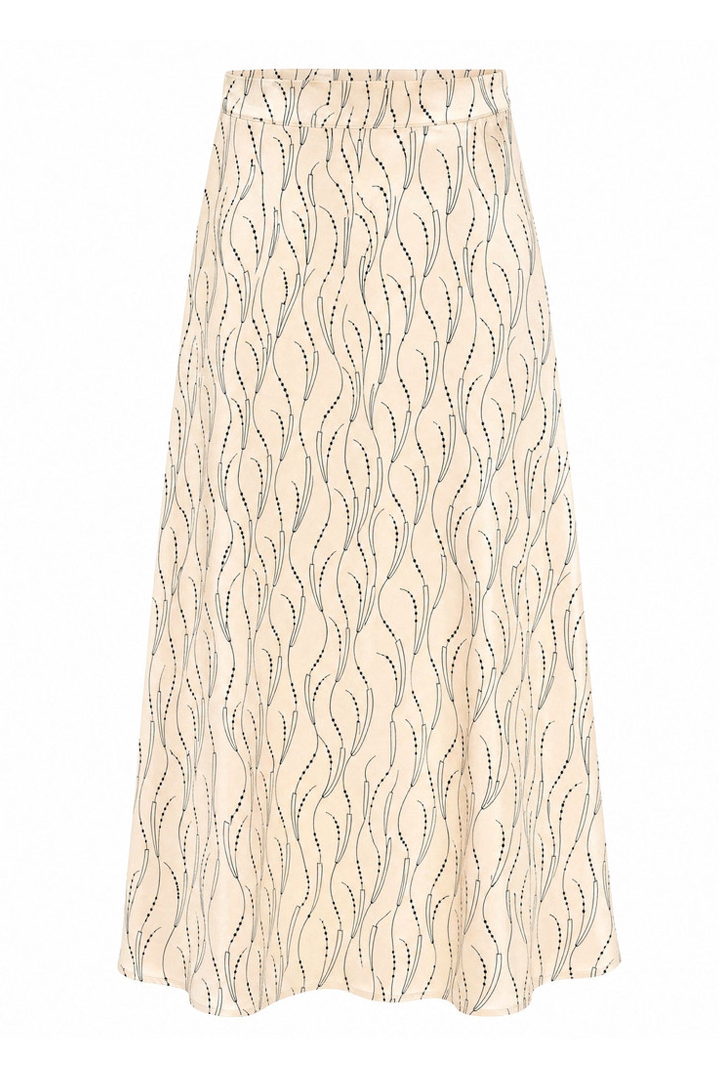 AcaraBBAmattas skirt Wavy print White cream - BBW5090