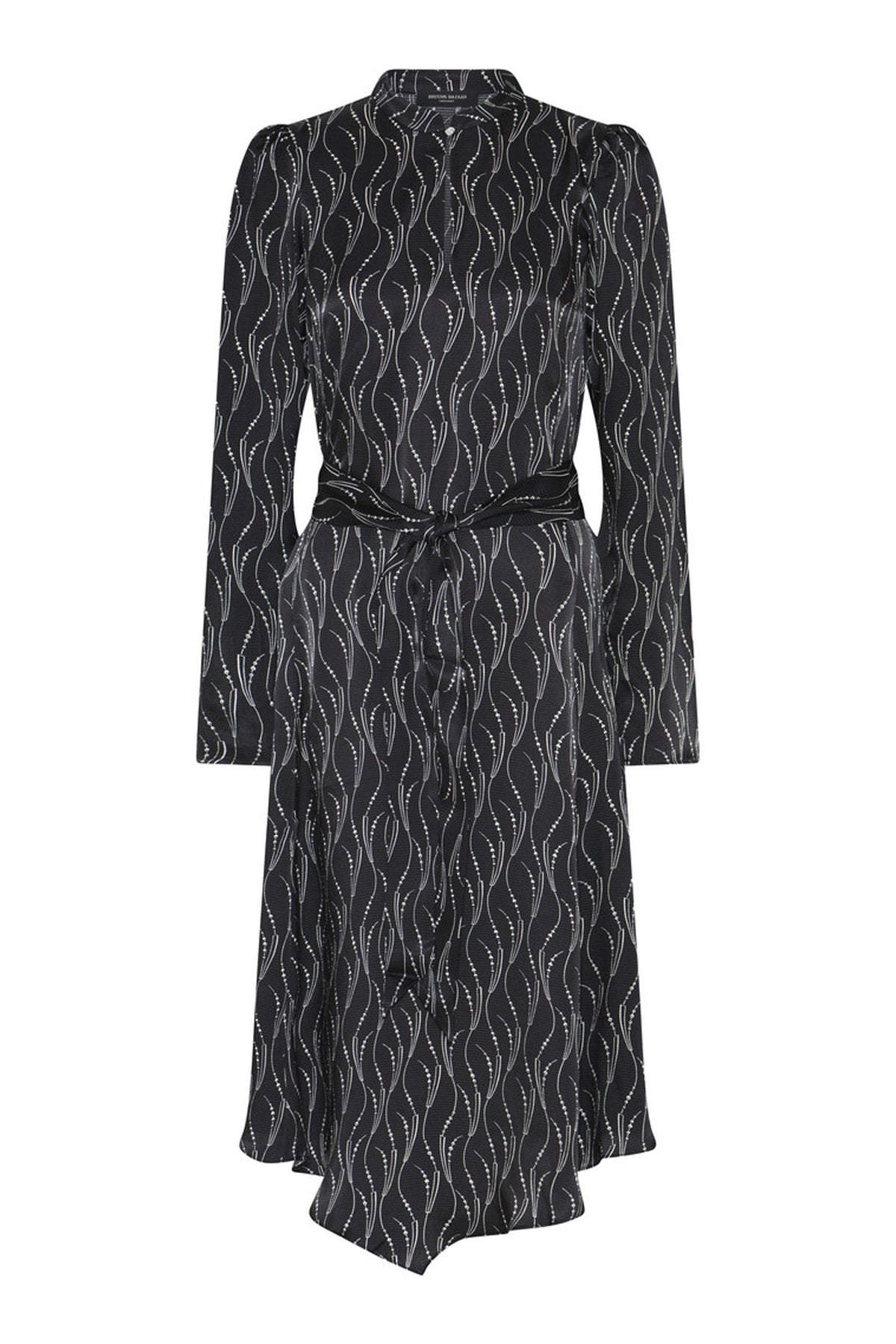 AcaraBBLiriana dress Wavy print Black - BBW5026