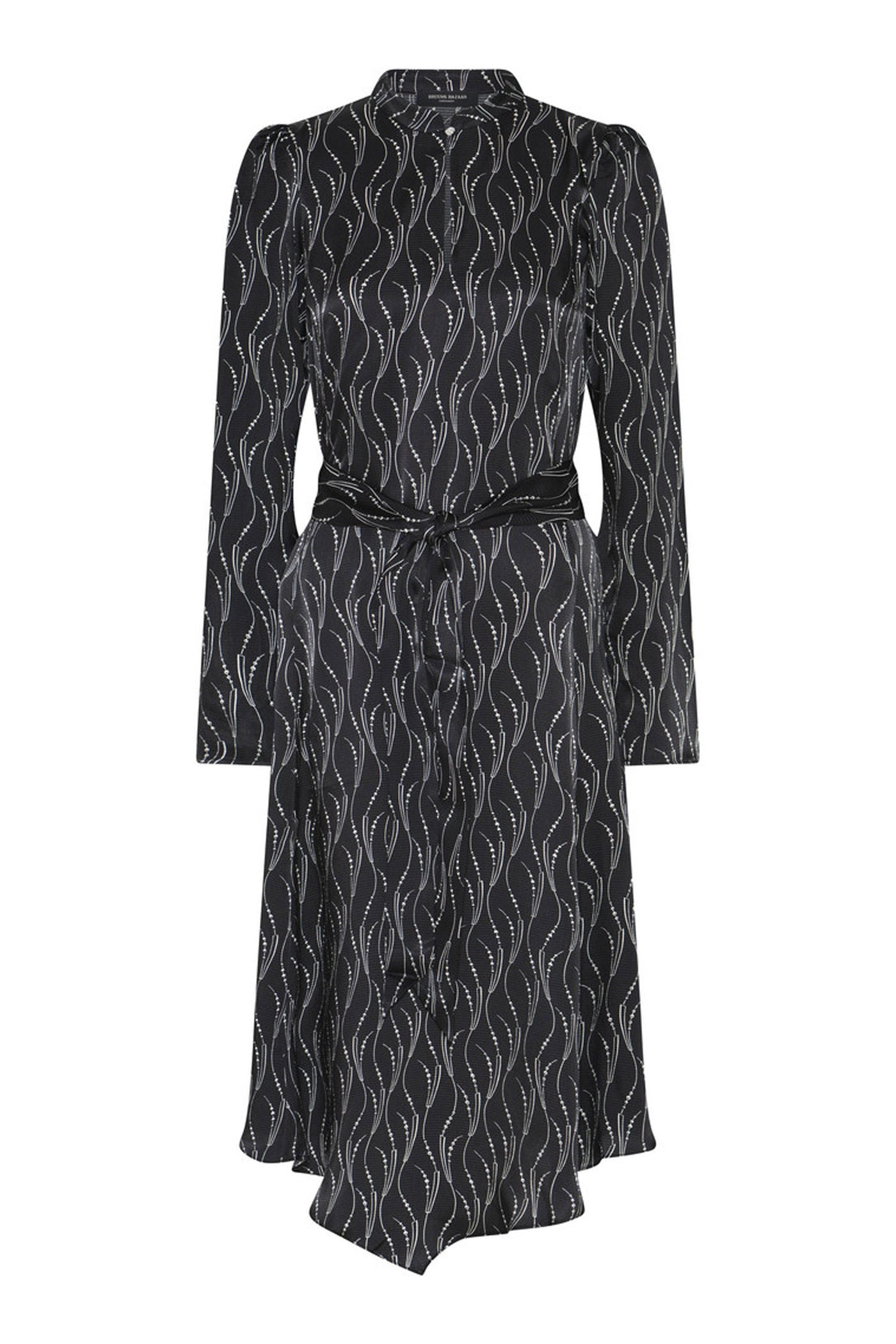 AcaraBBLiriana dress Wavy print Black - BBW5026