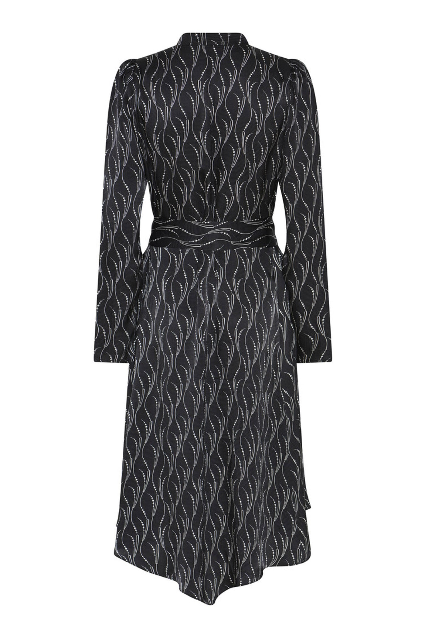AcaraBBLiriana dress Wavy print Black - BBW5026
