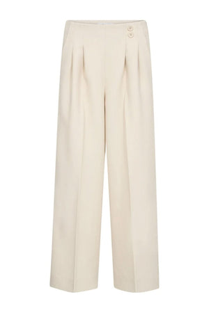 AcileCC Pleat Pant 199-Bone - 41225
