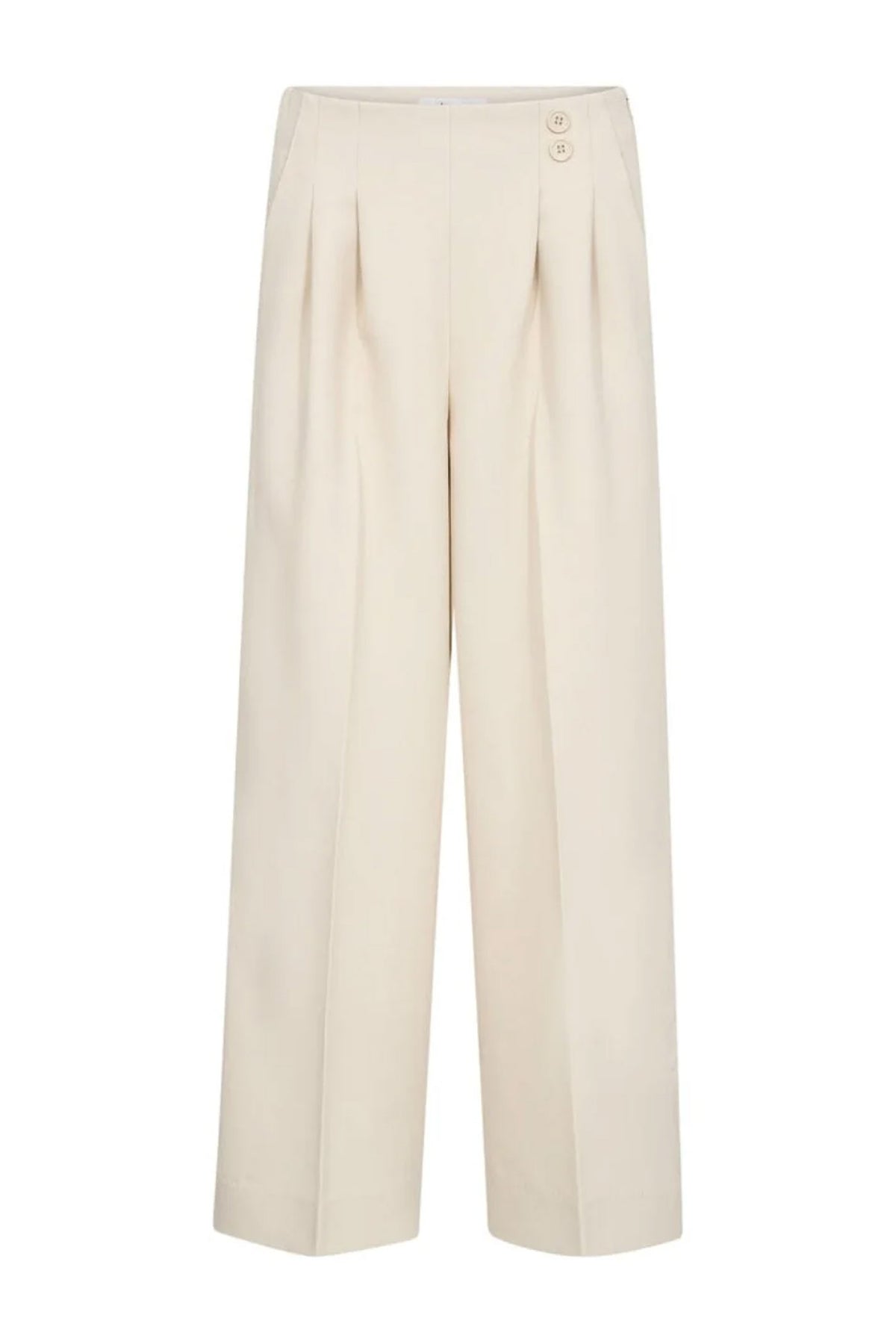 AcileCC Pleat Pant 199-Bone - 41225