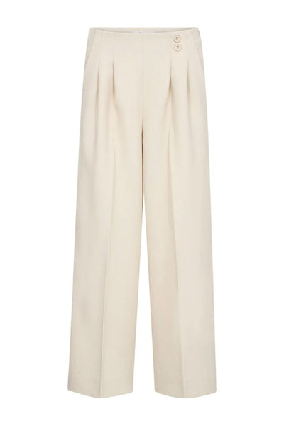AcileCC Pleat Pant 199-Bone - 41225 Thumbnail