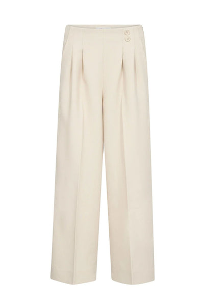AcileCC Pleat Pant LL 199-Bone - 41217 Thumbnail