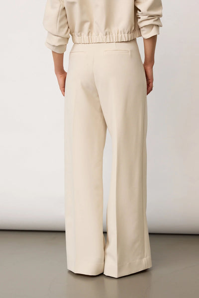 AcileCC Pleat Pant LL 199-Bone - 41217 Thumbnail