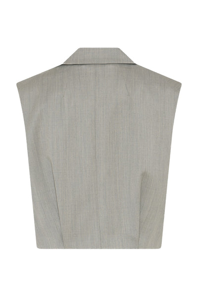PhialaBBLinisi waistcoat BEIGE MELANGE - BBW5184 Thumbnail