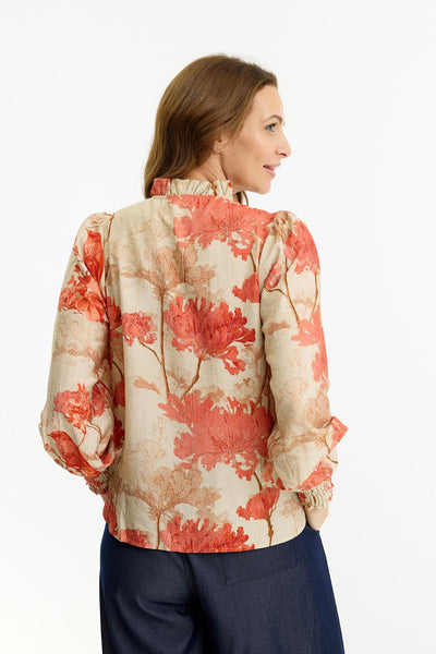 Adel blouse Coral rose - 16966 Thumbnail