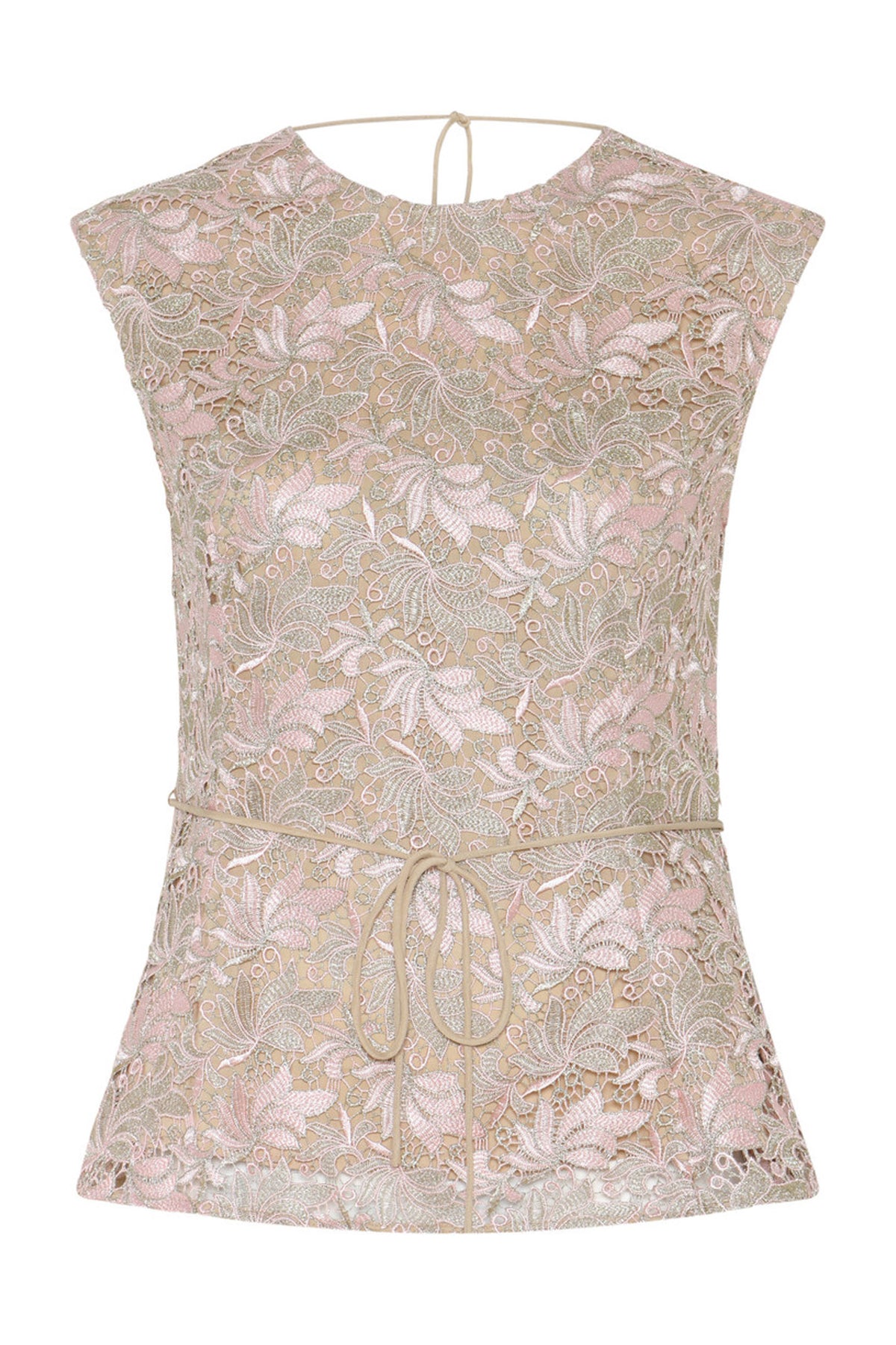 AdonidaBBOriia blouse Rose Gold flower - BBW4862