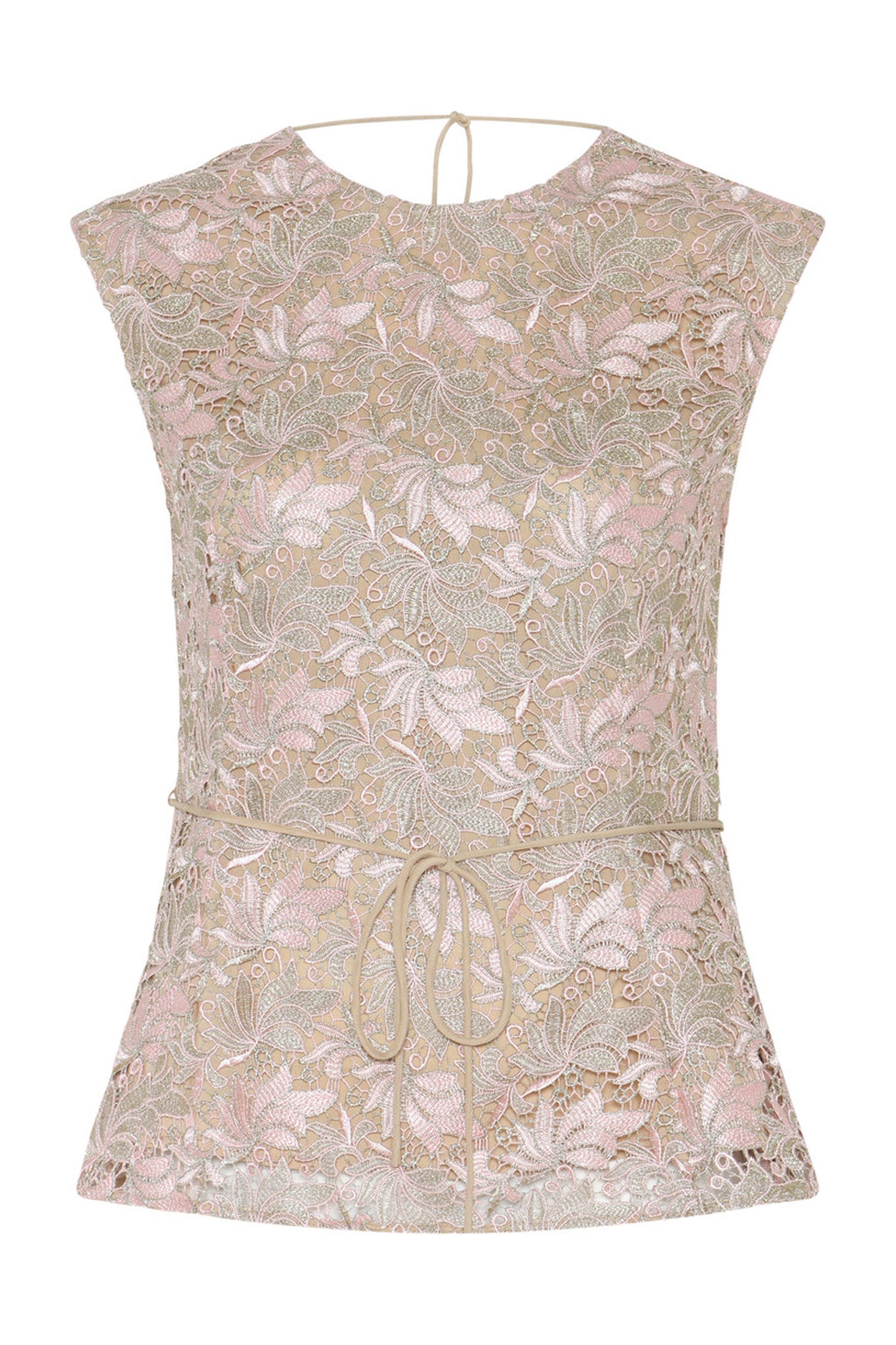 AdonidaBBOriia blouse Rose Gold flower - BBW4862