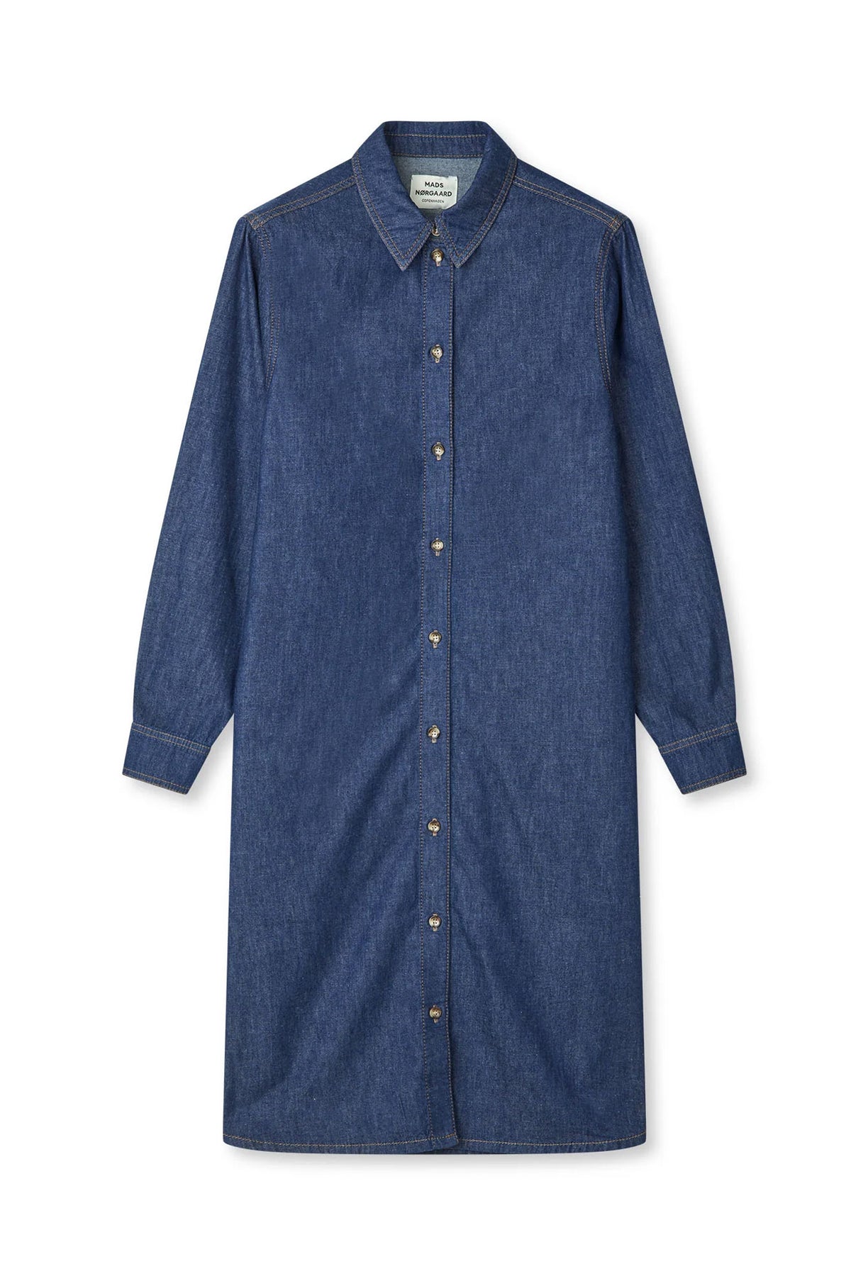 Air Denim Crissy Dress Mid Blue Denim - 205502