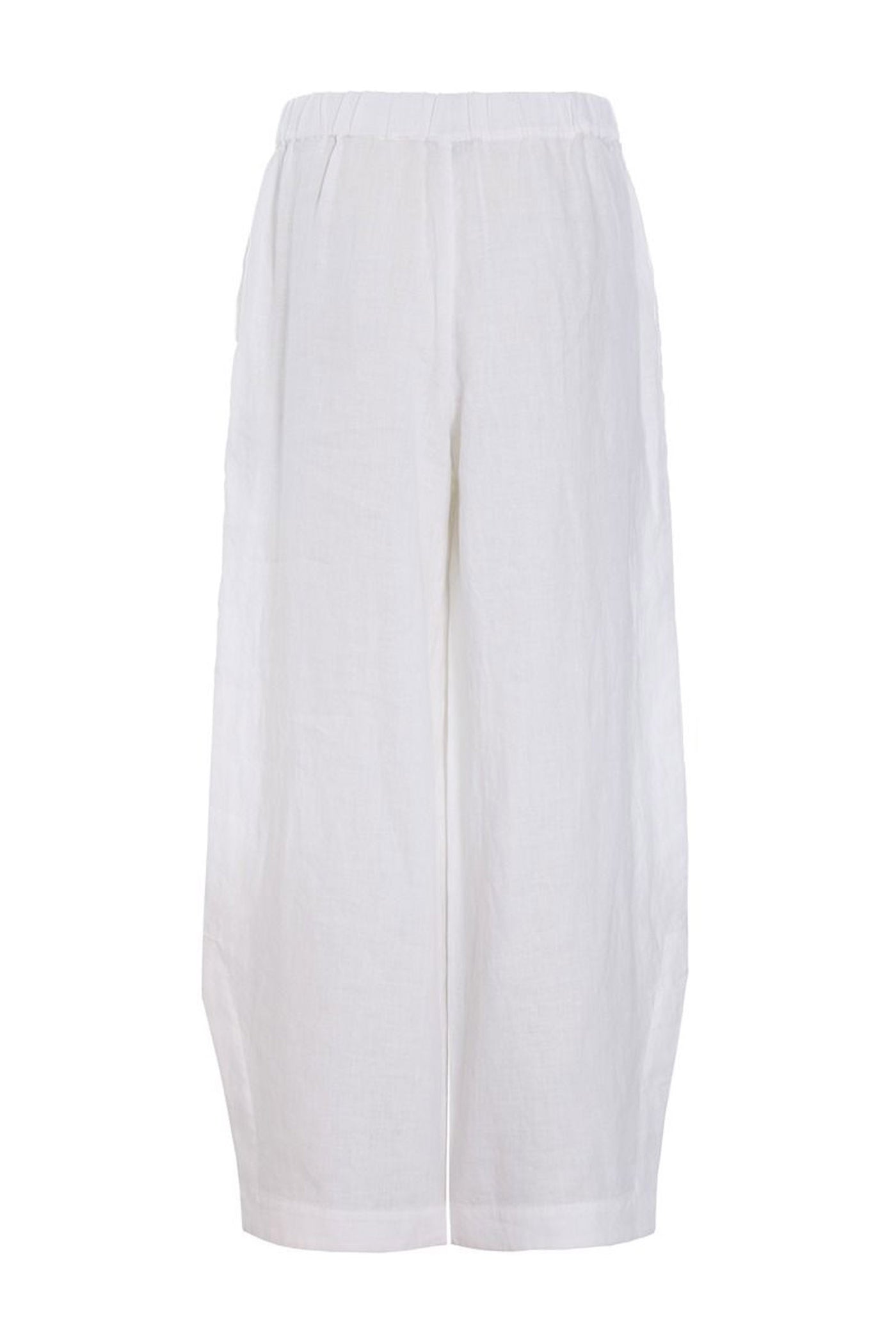 Airy linen elastik bukser White - 263-2136-5764
