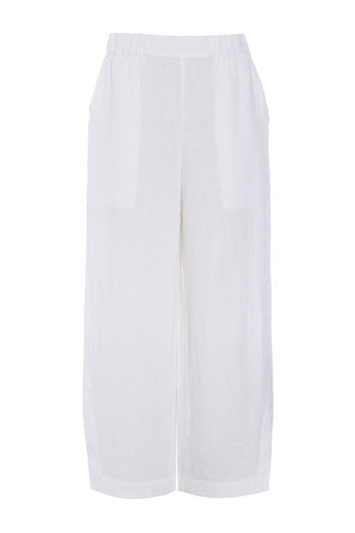 Airy linen elastik bukser White - 263-2136-5764 Thumbnail