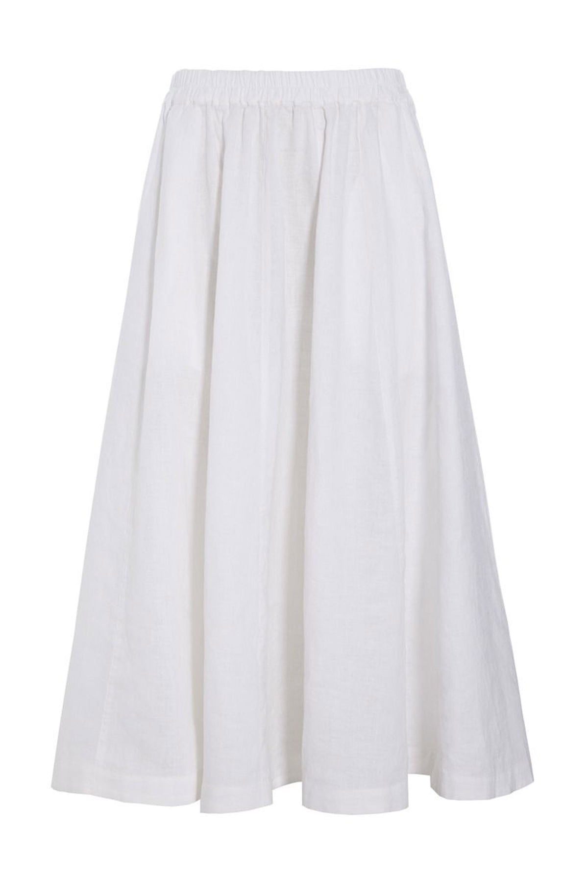 Airy linen nederdel White - 263-2136-5766
