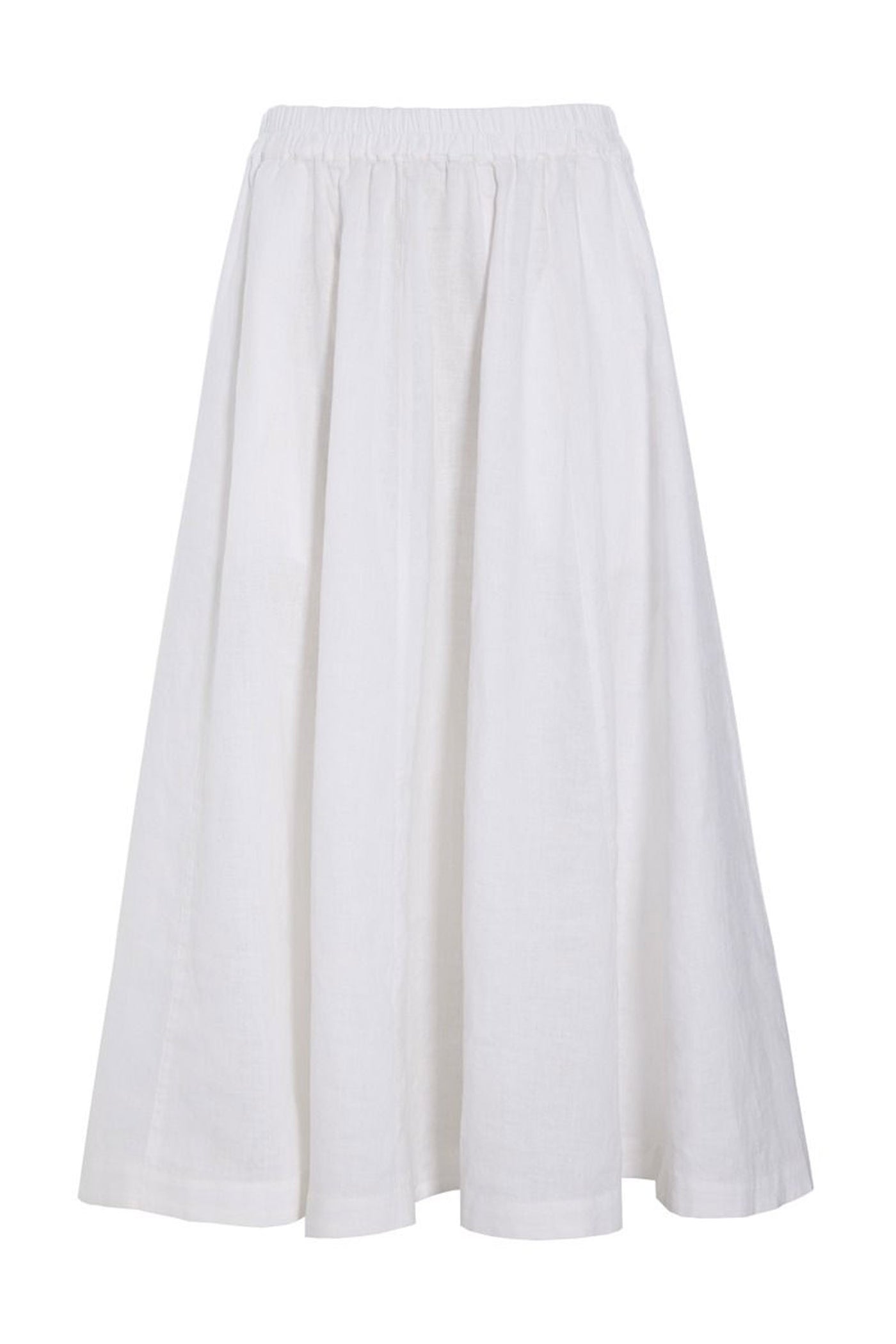 Airy linen nederdel White - 263-2136-5766
