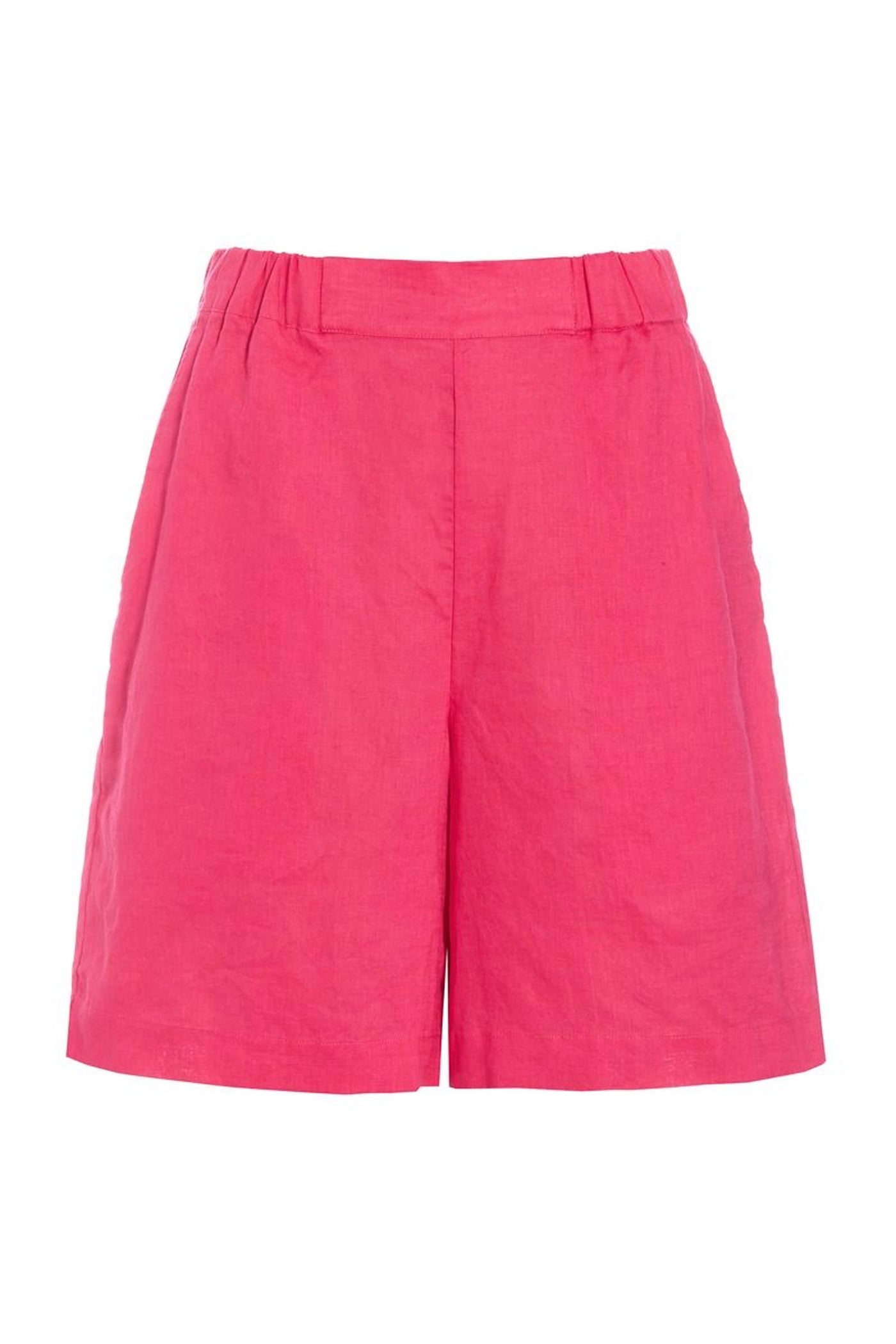 Airy linen shorts RHODODENDRON - 263-2136-5767