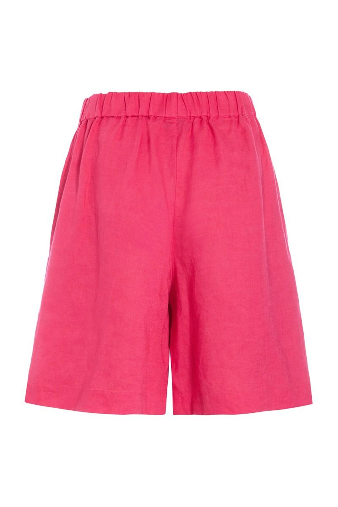 Airy linen shorts RHODODENDRON - 263-2136-5767