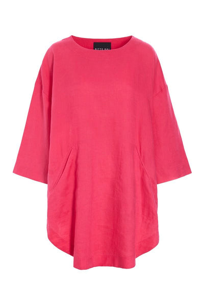 Airy linen tunika RHODODENDRON - 263-2136-5762 Thumbnail