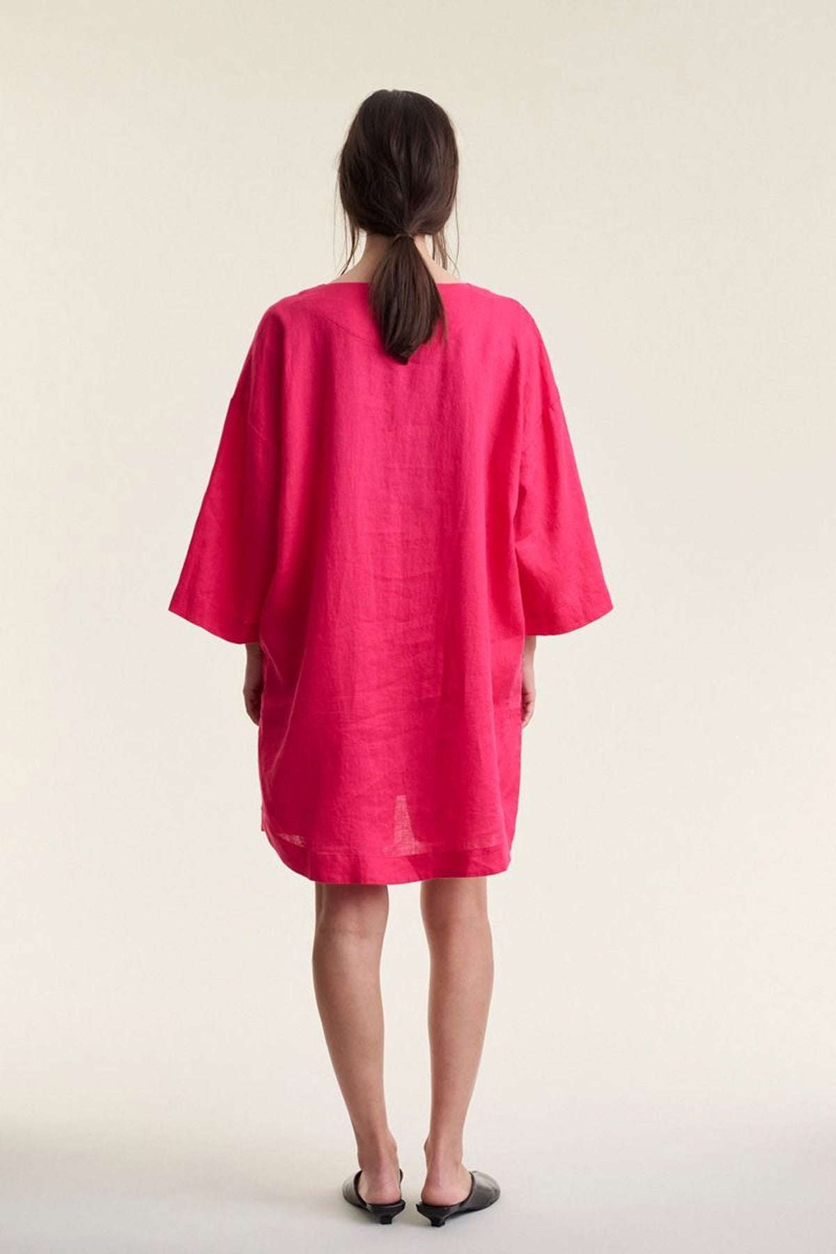 Airy linen tunika RHODODENDRON - 263-2136-5762