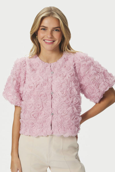 Aisa Flower Blouse Rose - 168409 Thumbnail