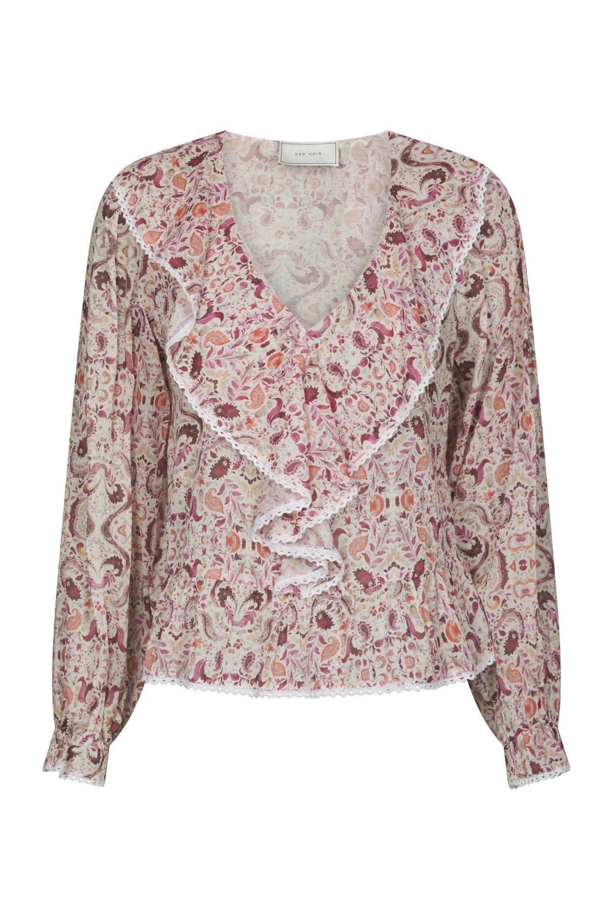 Ajda Paisley Dance Blouse Rose - 167762