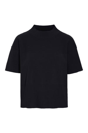 Akiko kortærmet bluse Black - 266-1086-5889