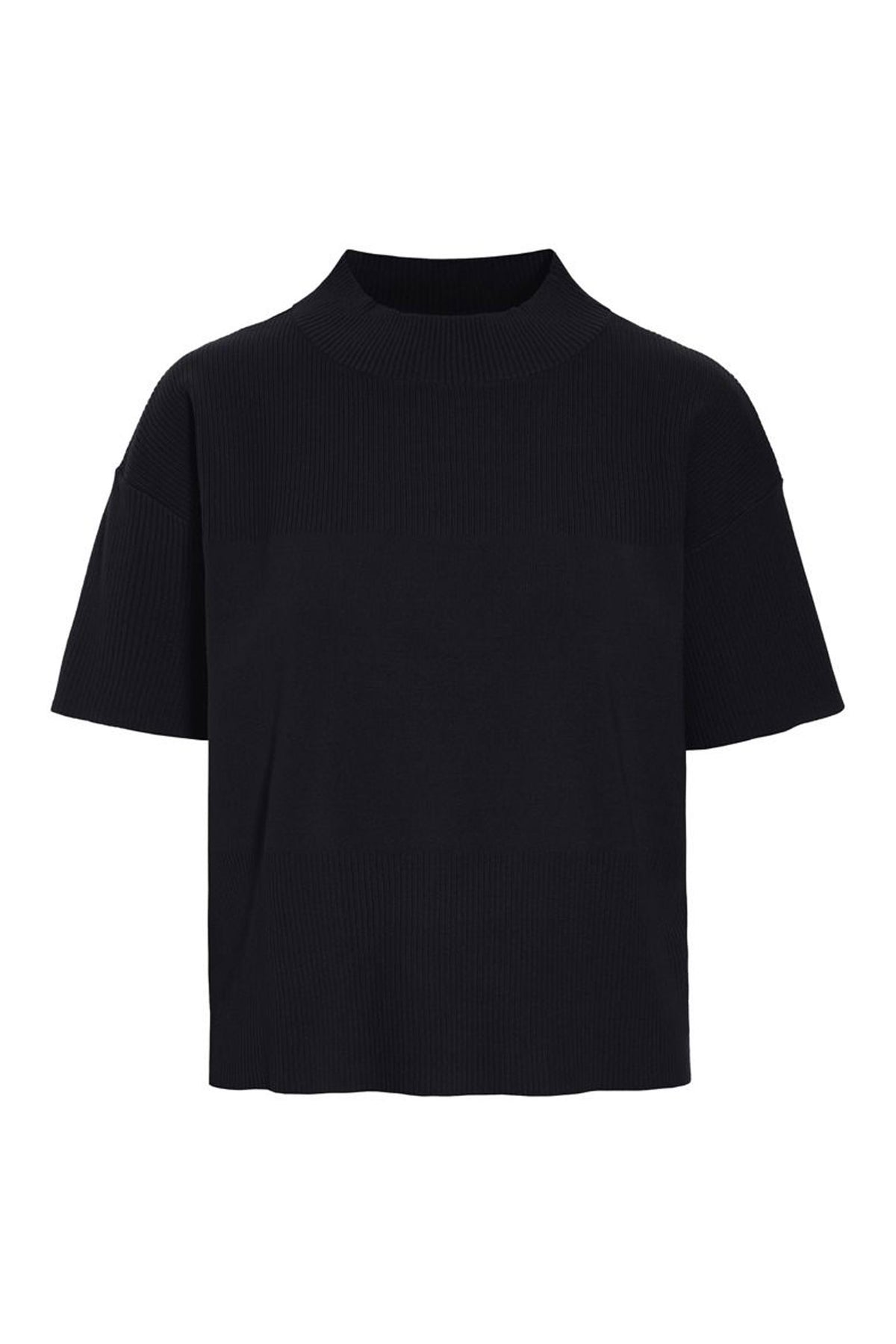 Akiko kortærmet bluse Black - 266-1086-5889