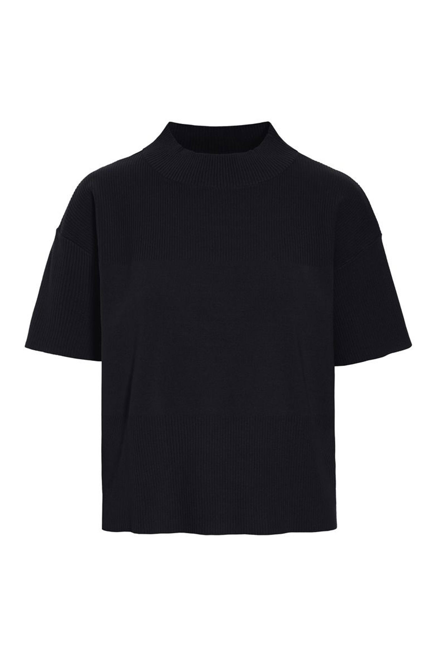 Akiko kortærmet bluse Black - 266-1086-5889