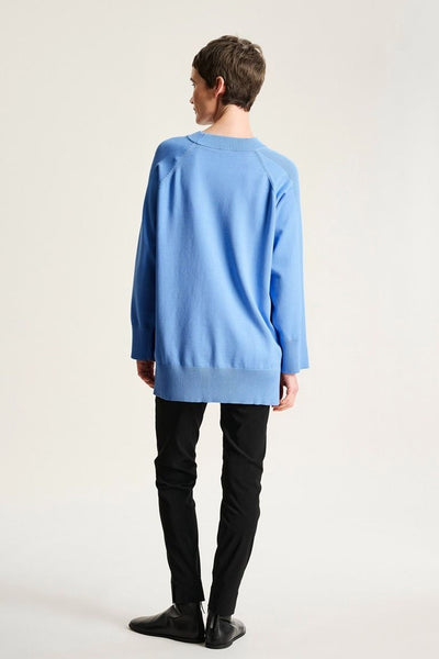 Akiko raglan bluse Lake Blue - 266-1086-5891 Thumbnail