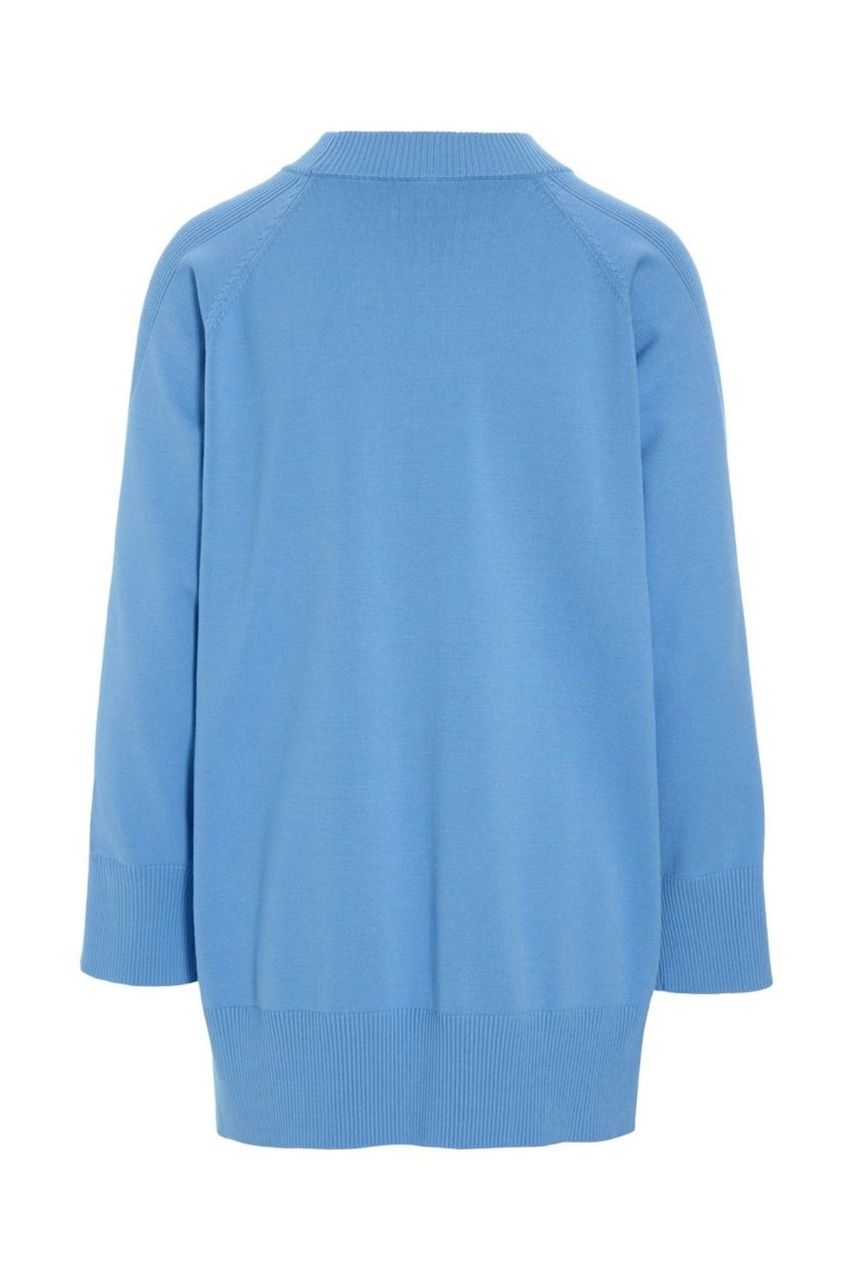 Akiko raglan bluse Lake Blue - 266-1086-5891