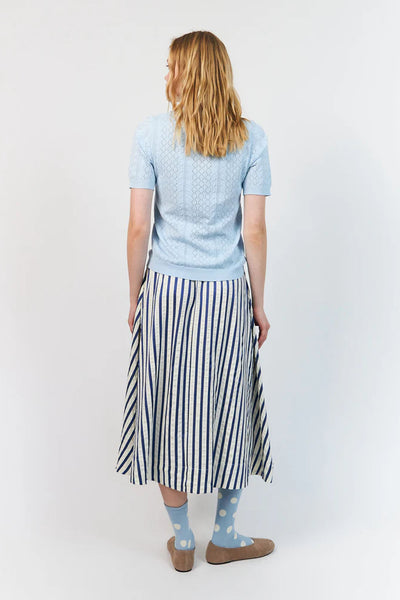 AlaiaLL Polo Knit S/S 22 Light Blue - 26265-5007 Thumbnail