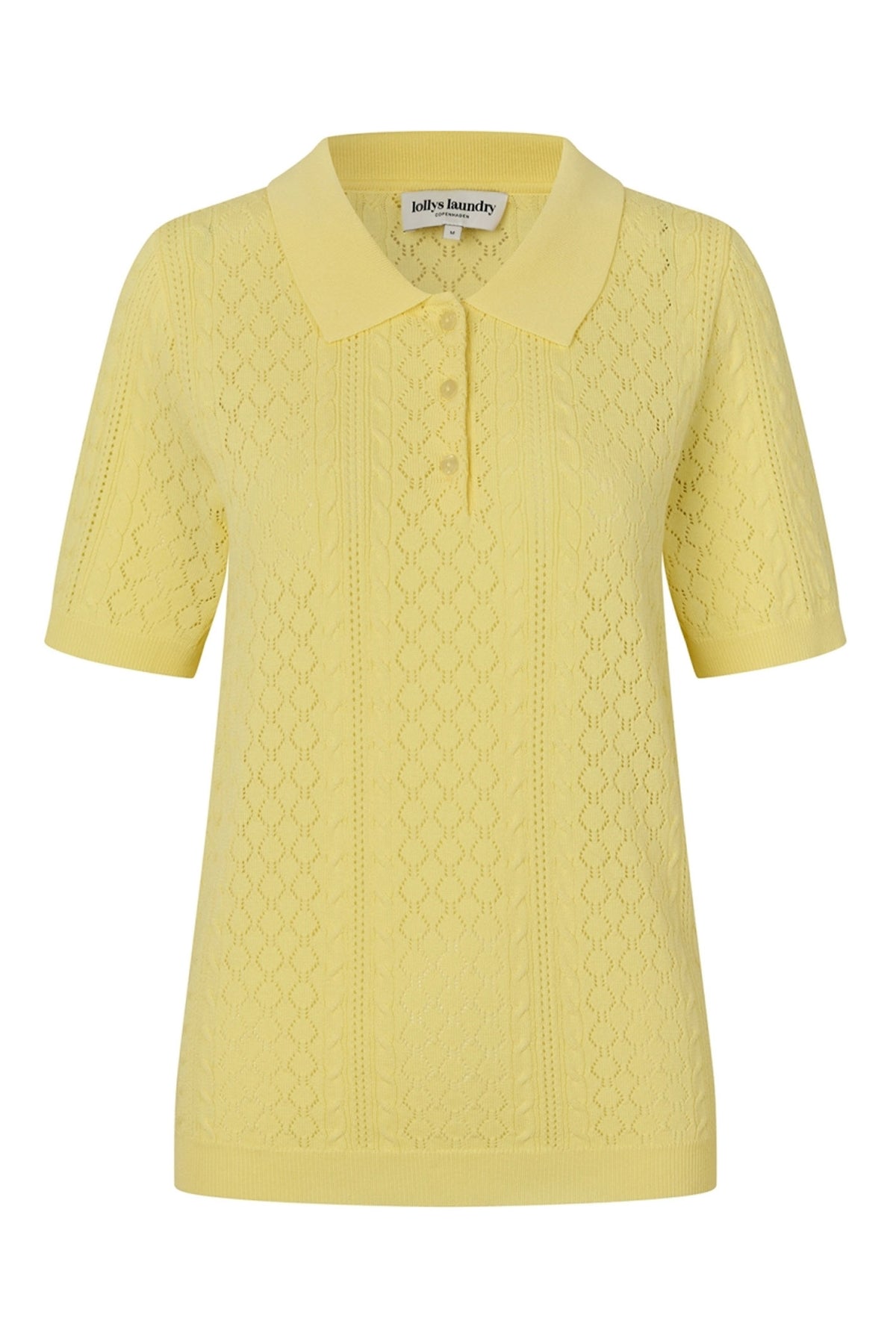 Alaiall Polo Knit S/S Neon Yellow - 26265-5007
