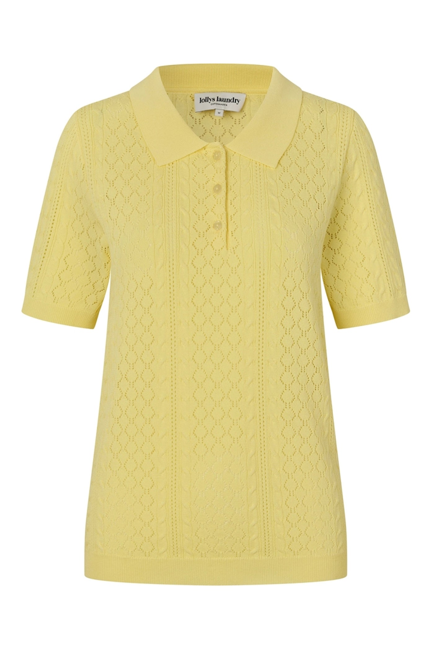 Alaiall Polo Knit S/S Neon Yellow - 26265-5007