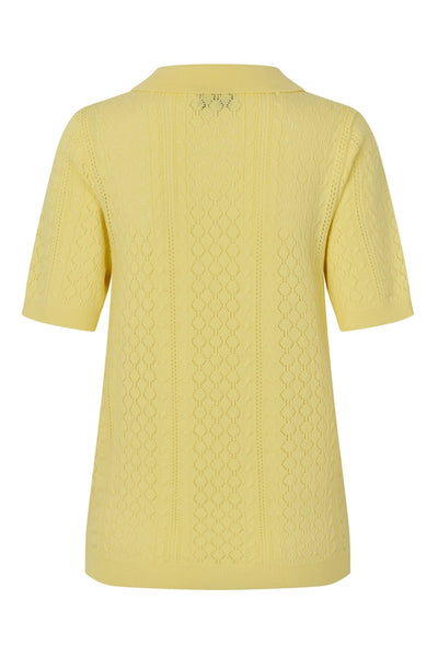 Alaiall Polo Knit S/S Neon Yellow - 26265-5007 Thumbnail