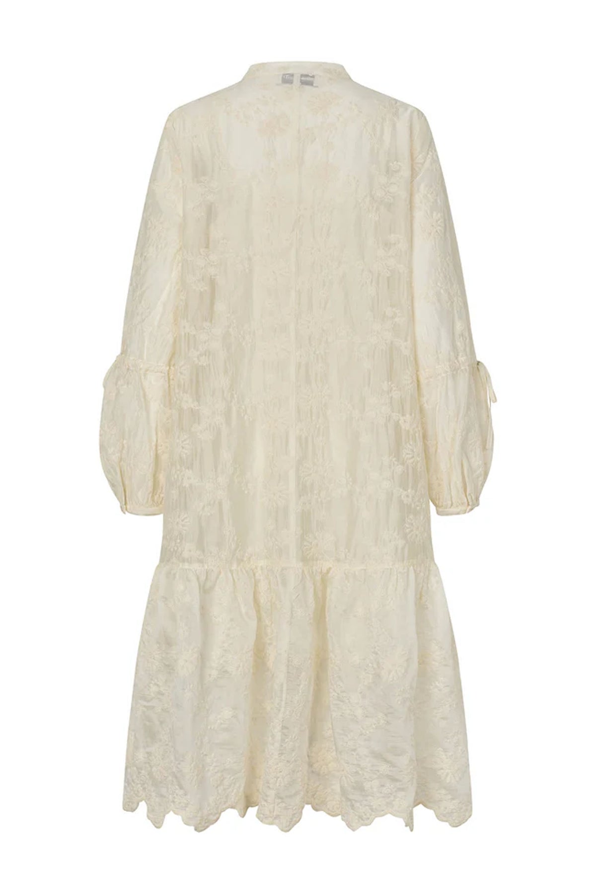 Alannall Maxi Dress Ls Creme - 26246-3010