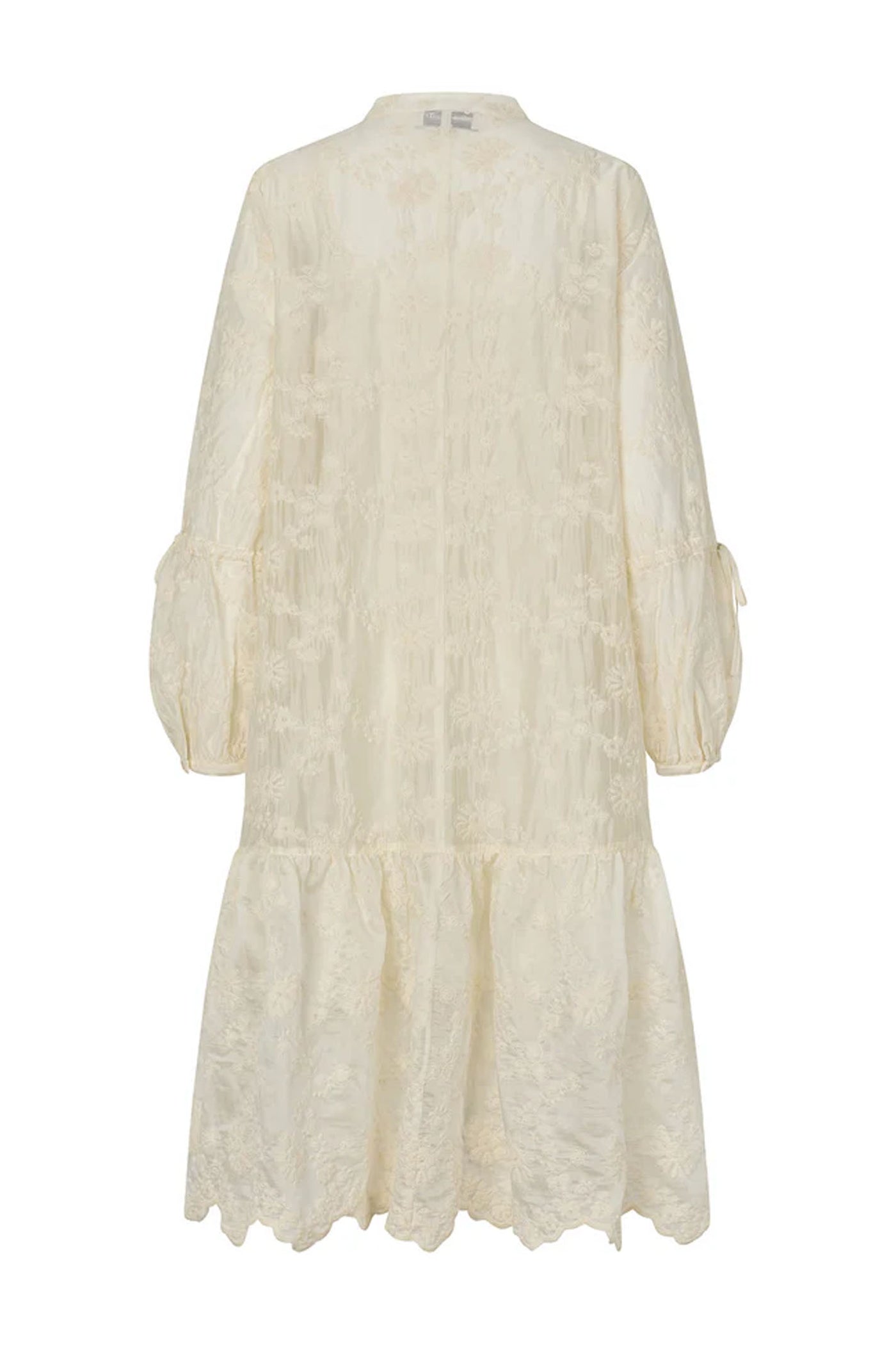 Alannall Maxi Dress Ls Creme - 26246-3010