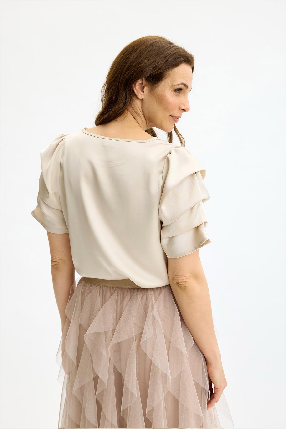 Alexandra blouse CHAMPAGNE - 17157