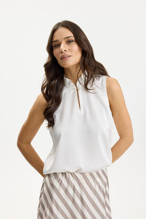 Alexandra top OFF WHITE - 17044