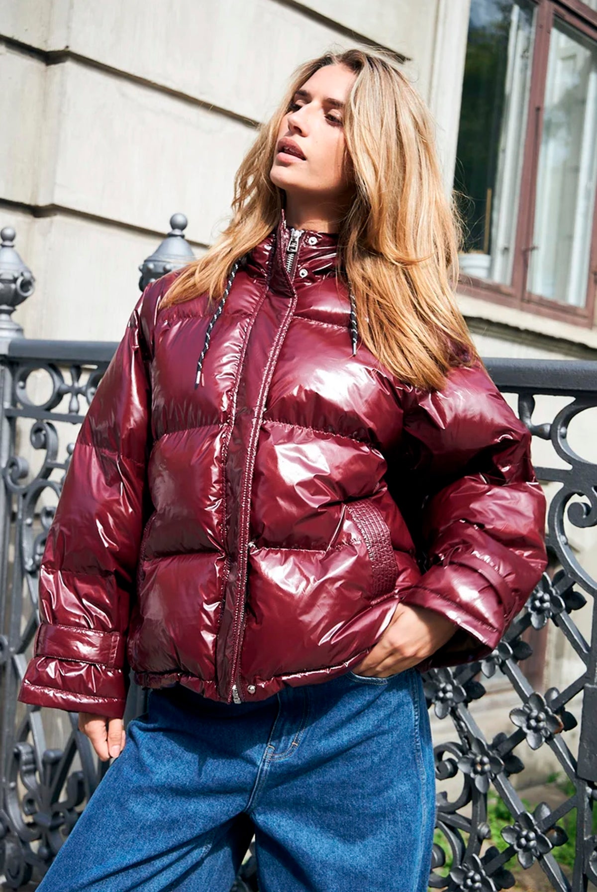 Shelbyll Jacket BORDEAUX - 24417-7001