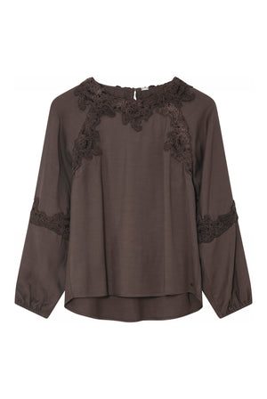 Naja, blouse 2981-ChocoBrown - 62637/7656